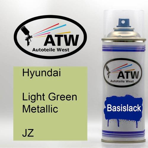 Hyundai, Light Green Metallic, JZ: 400ml Sprühdose, von ATW Autoteile West.
